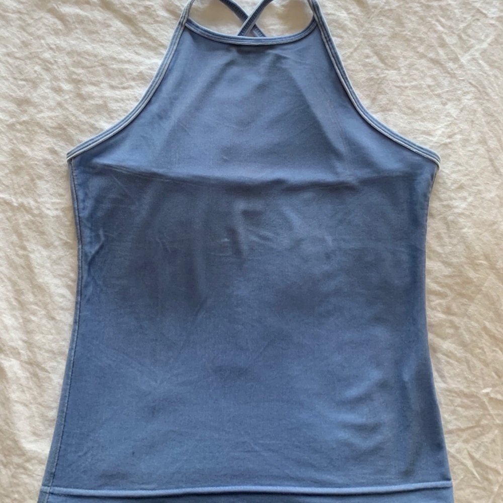 Women's Blue Halter Top